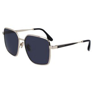 A0921Z New VICTORIA BECKHAM Silver Square VB234S 714 Sunglasses Women